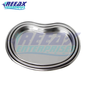 Reeax 2024องค์กรมาใหม่ชามสแตนเลสแบบโค้งถาดรองไตพิมพ์โลโก้ฟรีเครื่องมือผ่าตัดพื้นฐาน - Product Image 6