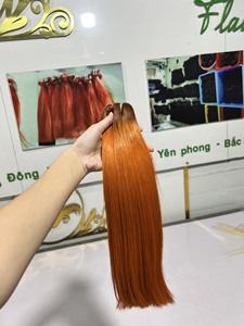 09 Oct por ahora con cierre Vietnam Super doble dibujado hueso crudo recto cabello humano - Product Image 5