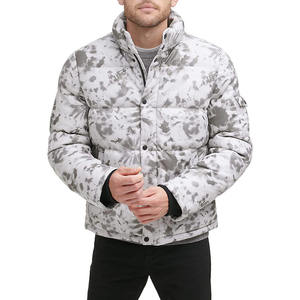 Wholesale Custom Made Hooded Men's <b>Waterproof</b> Eco-Friendly Winter Puffer Jacket Zipper Closure Breathable High Quality - Product Image 6