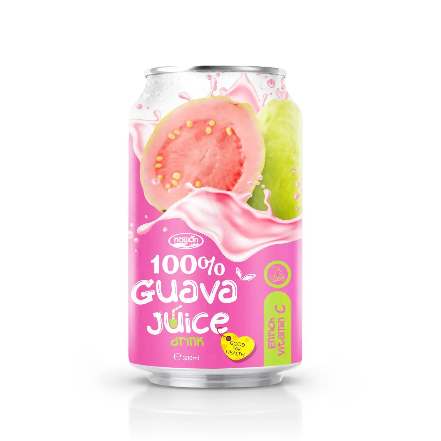 All Natural Ingredients Fruit Juice Drink 100% - Premium Quality Product Best Seller Pink Guava Juice