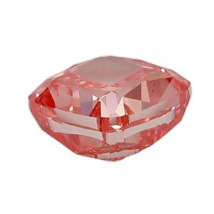 Diamant de coussin créé par laboratoire rose de couleur fantaisie - Product Image 4