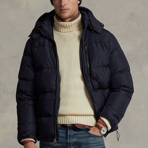 แจ็กเก็ตขนเป็ดน้ำหนักเบาสำหรับผู้ชายเสื้อผ้าฤดูหนาวมีฮู้ดสวมใส่สบาย - Product Image 5