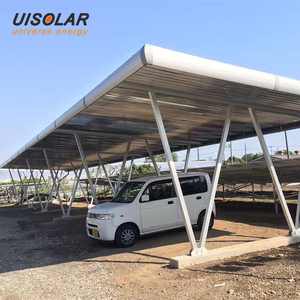 Factory Outdoor Solar Panel Carport Mount Solar Parking Shed Car Park 2 Cars 4 Cars Structure Design