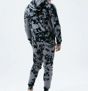 Survêtements Tie Dye Offre Spéciale légers pour hommes Logo personnalisé 100% col à capuche en coton respirant Durable et taux de gros - Product Image 3