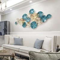 Décoration murale moderne de luxe en fer, bague multicolore polie à la main, sculpture de fleurs pour les fêtes d'anniversaire