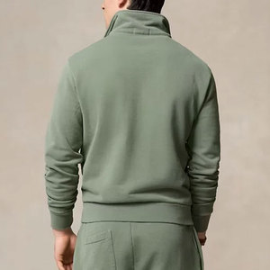 Top Wear Outclass Fashion Look Men Quarter Zip Hoodie Hot Selling Plain Color Men Quarter Zip Hoodie - Product Image 3