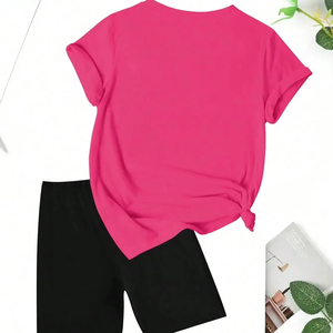 Personnaliser 3D imprimé élégant 2 pièces ensemble femmes décontracté séchage rapide short chemise manches courtes respirant femmes ensembles - Product Image 1