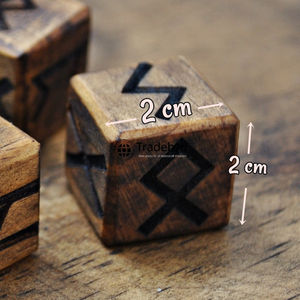 Premium Eco-Friendly Wooden <b>Polyhedral</b> <b>Dice</b> Set Unique Natural <b>Dice</b> for RPG Tabletop Gaming Tradebyd - Product Image 3