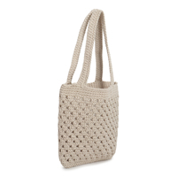 Sac fourre-tout fait à la main en crochet taille personnalisée OEM en coton naturel enseignes de mariage fabriquées à la main en Inde