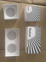 Scatola Regalo Personalizzata in Carta Kraft UV Fatta a Mano con Manici e Inserti per Cornici e Candele