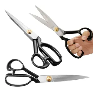 Wholesale Fabric Scissors for Leather Sewing shears for Tailoring Industrial High Carbon Steel Tailor Shears