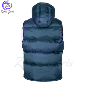 Recién llegado, chaleco acolchado impermeable para hombres, acolchado para exteriores, Impresión de logotipo personalizado, servicio OEM al mejor precio, chaleco de hombre de Color sólido - Product Image 4