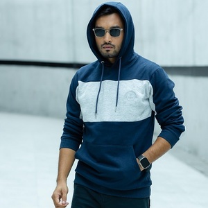 Sweat à capuche zippé respirant en polaire unie pour homme, qualité export supérieure, avec poche – Tissu 300g – Vente chaude du Bangladesh - Product Image 2
