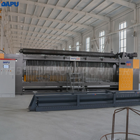 Filet de gabion CNC entièrement automatique faisant la machine pour les cages en pierre avec des composants de base