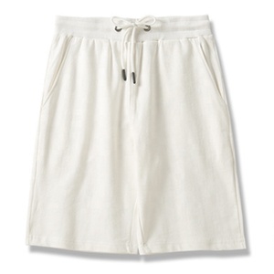 Pantalones cortos informales de talla grande para hombre, novedad de calidad superior, pantalones cortos de felpa franceses de algodón personalizados, pantalones cortos transpirables para el sudor - Product Image 4