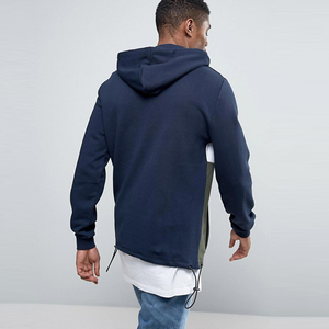 Logotipo bordado en blanco Hombres Panel Diseño DE TRABAJO Peso pesado Algodón 80% Poliéster 20% 300gsm Casual Boxy Plain Tallas grandes Otoño - Product Image 6