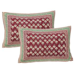 Juego de Sábanas Super King con 2 Fundas de Almohada, 100% Algodón, Color Granate Paisley, 240 Hilos, 3 Piezas, para Uso Doméstico - Product Image 3