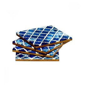 Premium Stainless Steel Eco-Friendly Octagon Shape Classic Style Coaster Set Decorative Drink <b>Mats</b> for Office Desk Party <b>Bar</b> - Product Image 1