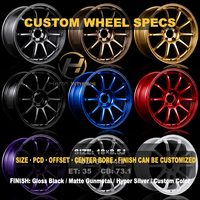 Jantes forgées 18 19 20 pouces 5x114.3 10 branches monobloc légères JDM Racing pour Nissan GTR Supra Custom Style RS-DF