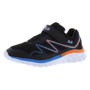 Fila Panorama 9สายรองเท้าเด็กชายสี: ดำ/น้ำเงิน/ส้ม100% ของแท้ - Product Image 1