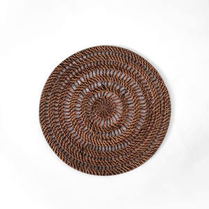 Manteles individuales de ratán más vendidos, decoraciones de mesa redonda para eventos, accesorios de mesa artesanales, decoración - Product Image 5