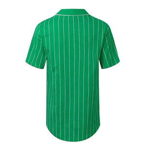 Camiseta de béisbol con estampado digital personalizado para hombre, Camiseta deportiva con cuello en V antibacteriana transpirable de poliéster de alta calidad, diseño de nombre del equipo - Product Image 4