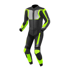 Traje de moto de cuero transpirable personalizado para hombres para carreras y equipo de carreras, diseño de pista de carreras, ropa de carreras de coches de motocicleta - Product Image 5