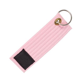 Venta caliente recuerdo barato bordado personalizado artes marciales llavero cinturón negro Karate Taekwondo llavero - Product Image 4