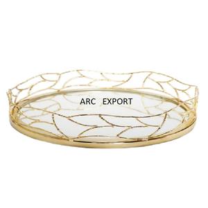 Bac en métal aluminium design bordure vintage en métal plateau en gros pour la maison ustensiles de cuisine à un prix abordable - Product Image 1