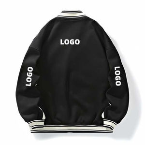 Veste universitaire personnalisée en laine pour hommes, vêtements d'extérieur Letterman brodés avec logos personnalisés, impression de logos sur mesure - Product Image 2