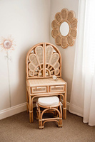 Fabricant de meubles pour enfants, commode et chaise à clapet en rotin pour enfants, bas quantité minimale de commande accepté, vente en gros au Vietnam