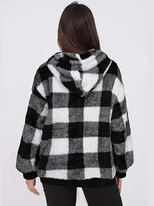 Men's Casual Winter Warm Fleece <b>Sherpa</b> <b>Lined</b> Breathable Windproof Quick Dry Pullover Hooded Sweatshirt 100% Cotton Knitted Solid - Product Image 6