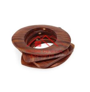 ห่วงใส่ผ้าเช็ดปากทำจากไม้ขัดเงามันของตกแต่งบ้านโรงแรม - Product Image 6