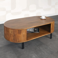 Table basse moderne en bois massif - Delia
