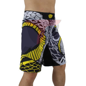 Pantalones cortos de MMA ligeros para hombre al por mayor con logotipo personalizado último diseño personalizado ropa de artes marciales de secado rápido transpirable - Product Image 5