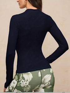 Chaqueta Deportiva de Yoga para Mujer, Tallas Grandes, Transpirable, Elástica en Cuatro Direcciones, Ecológica, para Fitness, Gimnasio, Entrenamiento, Running - Product Image 2