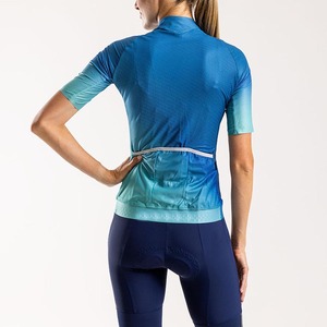 Ensemble de triathlon de maillot de cyclisme de patinage de vitesse pour hommes et femmes-Logo personnalisé écologique grande taille 20 ensembles quantité minimale de commande - Product Image 5