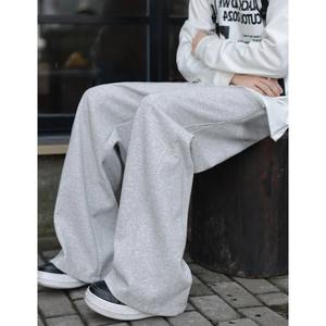 Pantalones Deportivos de Invierno para Hombre, Holgados, Casuales, Largos, Rectos, de Lana, Ecológicos, Transpirables, de Forro Polar, a la Moda, Estilo Urbano - Product Image 4