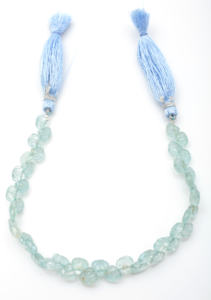 Cuentas de cristal azul facetadas de Aguamarina natural, cuentas de piedras preciosas sueltas para pulseras y collares, joyería - Product Image 3