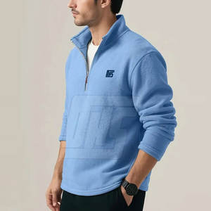 แจ็กเก็ตซิปครึ่งซิปสำหรับผู้ชายทันสมัยใส่สบายเหมาะกับชุดสตรีทและเสื้อแจ็คเก็ตแฟชั่นฤดูหนาว - Product Image 4