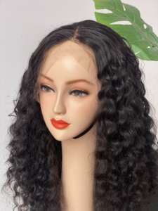 Meilleur prix birman bouclé 13X4 pour perruques avant de lacet cheveux humains longs pré plumés avec des cheveux de bébé couleur orange marque mondiale de cheveux - Product Image 4