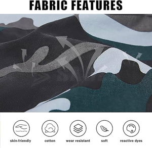 Short Cargo Homme Multi-Poches Twill Camo Casual Work Shorts - Product Image 6