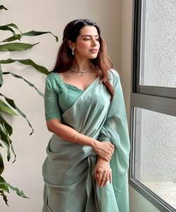 Georgette brodée Lehenga Choli Designer Party Wear - Product Image 1