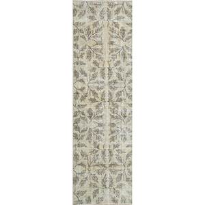 Vintage Gold Large Area Jaipur Rugs Pae-1873 Hand Knotted Wool Floral Rectangle Viscose for Home Teenagers' Room Room Rug - Product Image 1