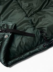 Veste d'hiver matelassée imperméable à fermeture éclair respirante pour homme, polyester vert personnalisé - Product Image 4