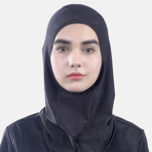 Bufanda deportiva de la mejor calidad hecha a medida, hiyab diario hecho en Pakistán de poliéster de color sólido para mujer - Product Image 6
