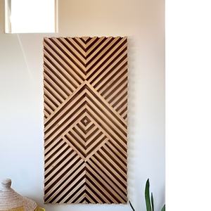 Arte de pared de corte láser de madera moderno y caligrafía diseño personalizado arte de pared en Metal y acabado de madera para decoración del hogar - Product Image 2