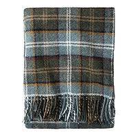 Eco Wise Couvertures à carreaux à rayures solides en laine 100% Douces, chaudes et confortables Quatre saisons Utilisation anti-bactéries Portable sans odeur zéro charpie - Product Image 6