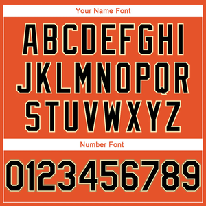 Sudadera con Capucha Personalizada con Estampado de Sublimación Invernal Naranja, Nombre del Equipo Personalizado, Número, Sudadera Deportiva, Ropa Deportiva de Entrenamiento Unisex para Equipo - Product Image 5