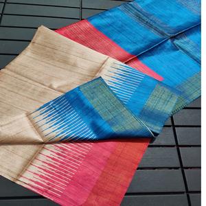 Custom Made Pishwas Saree in Combination of Rich <b>Red</b> <b>Black</b> <b>and</b> Beige Colors with Intricate Patterns. Ideal for Gifting <b>and</b> Party - Product Image 3